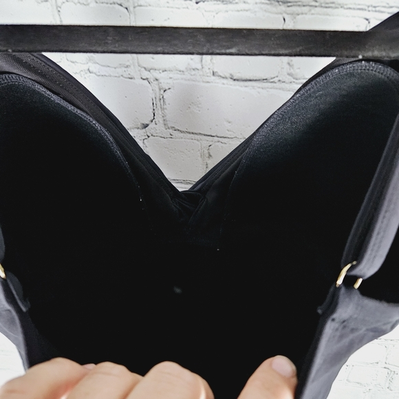 MOONTIDE | wrap bust underwire one piece swim bathing suit - Picture 3 of 7